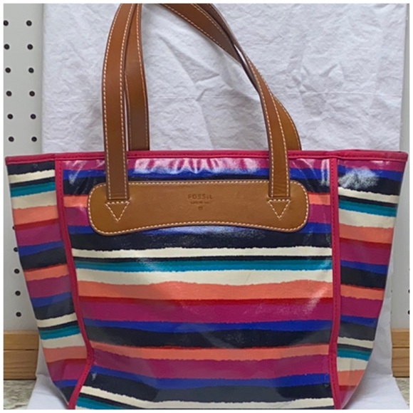 Striped Tote - Picture 1 of 8